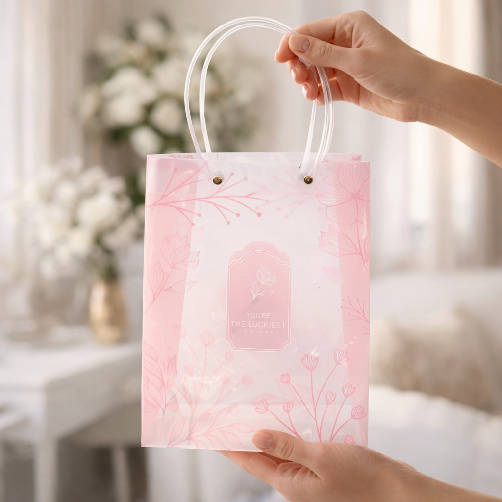 Pink Stylish Carry Bags