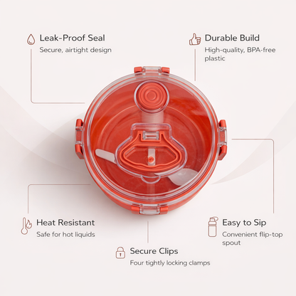 Round lunch box