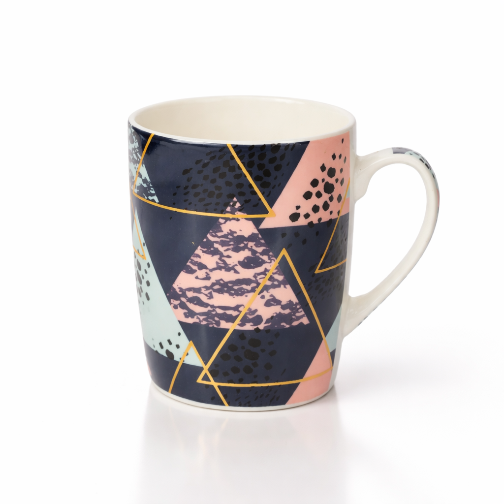Mosaic Distort Art Mug (Random Design Will be Given to you)