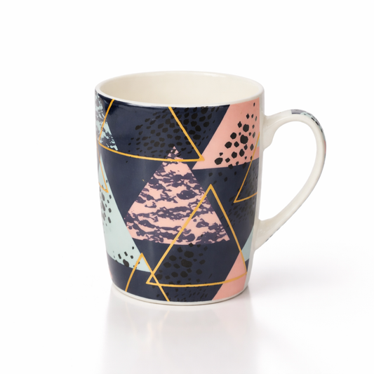 Mosaic Distort Art Mug (Random Design Will be Given to you)