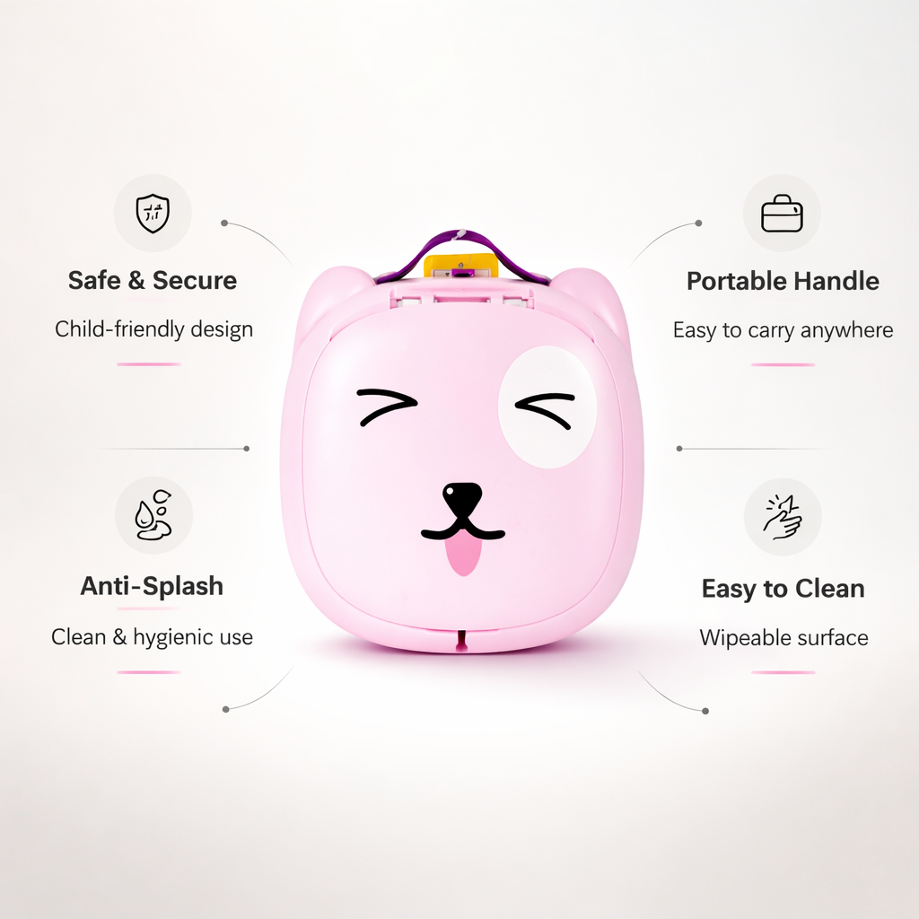 Toilet Seat For Babies (Pink)