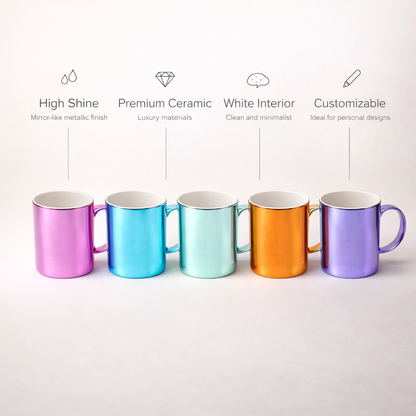 Colorful Solid Ceramic Mugs