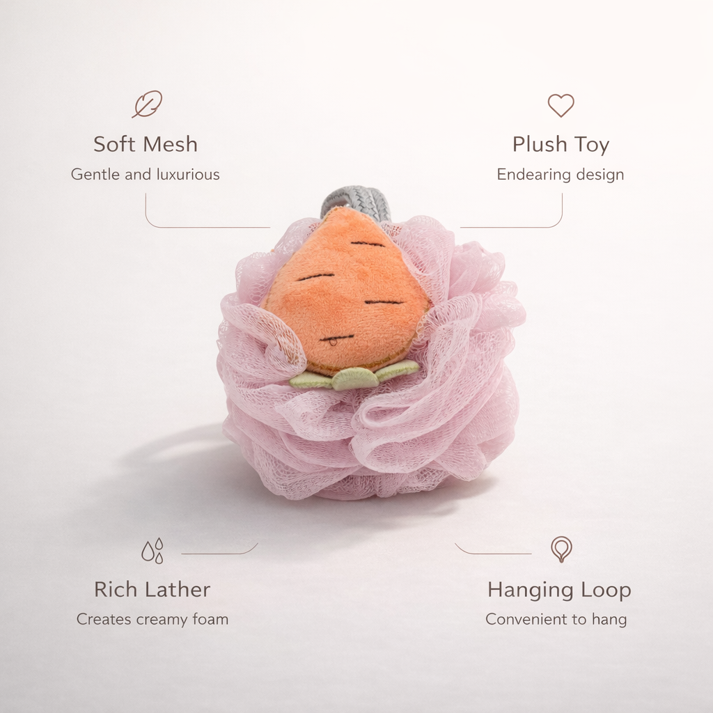 Flower loofah ( Pack of 1 )