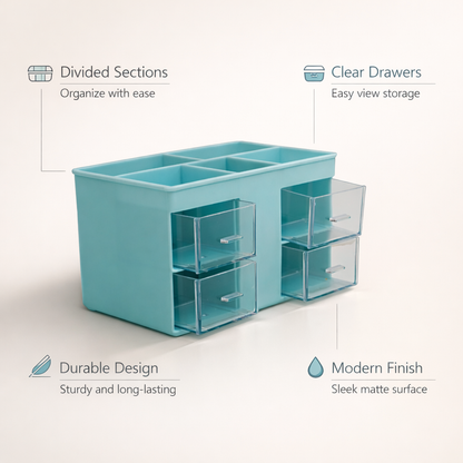 Desk organizer with drawer