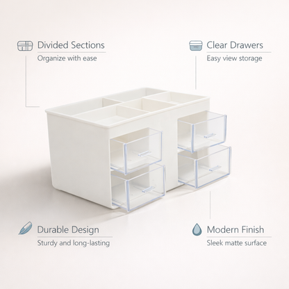 Desk organizer with drawer