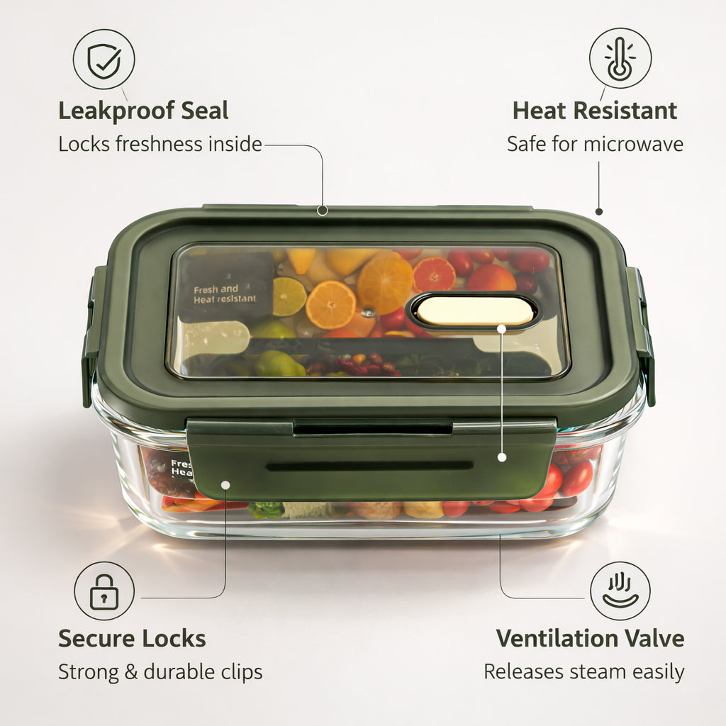 Glass Lunch Box