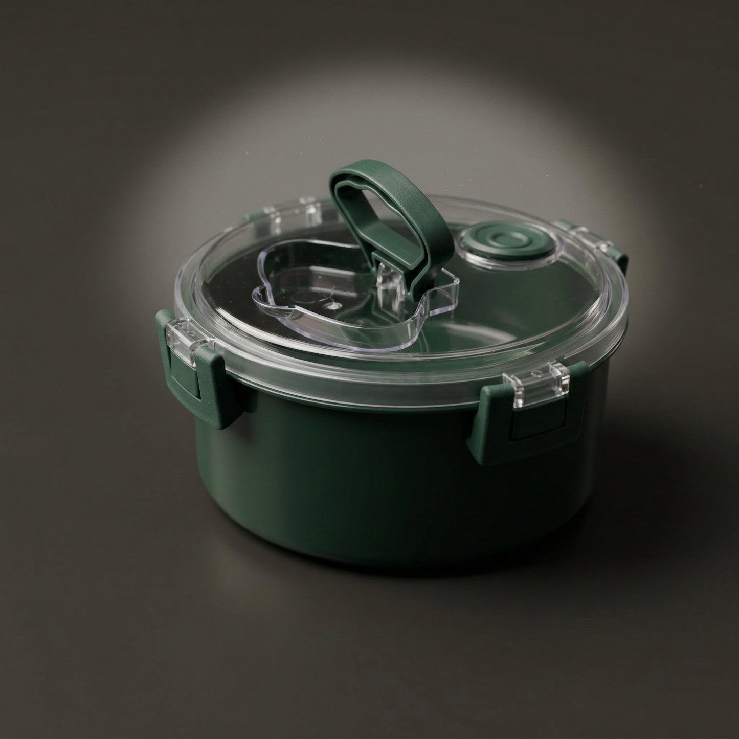 Round lunch box