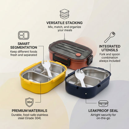 Air tight lunch box