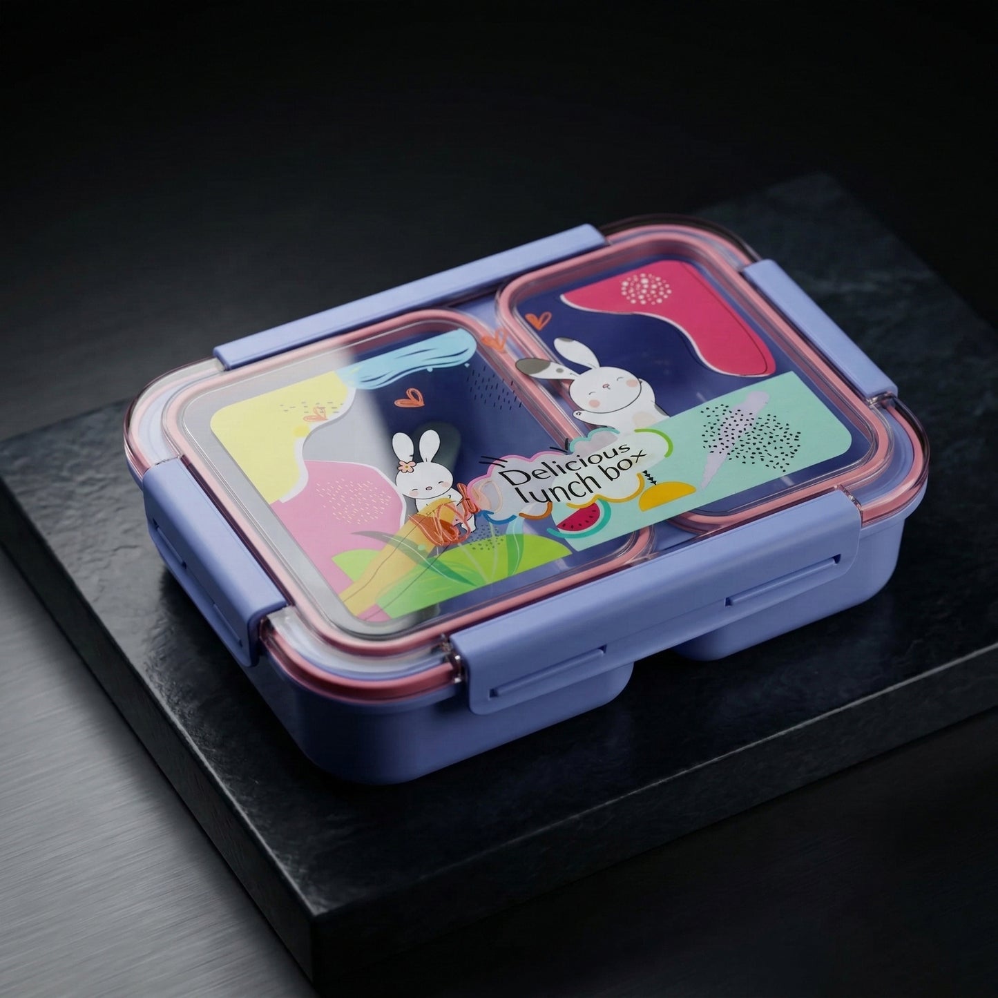 Lunch Box or School Kids in Double Section