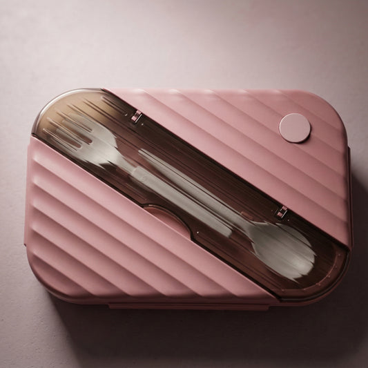 Diagonal Spoon Compartment Lunch Box