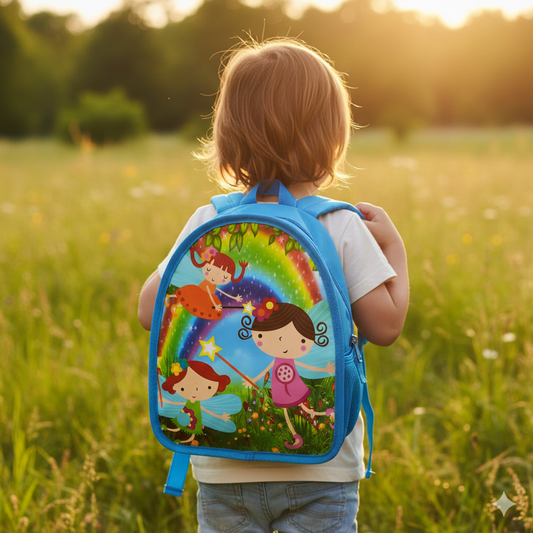 Stylish Illustration Girlish School Bags for Kids