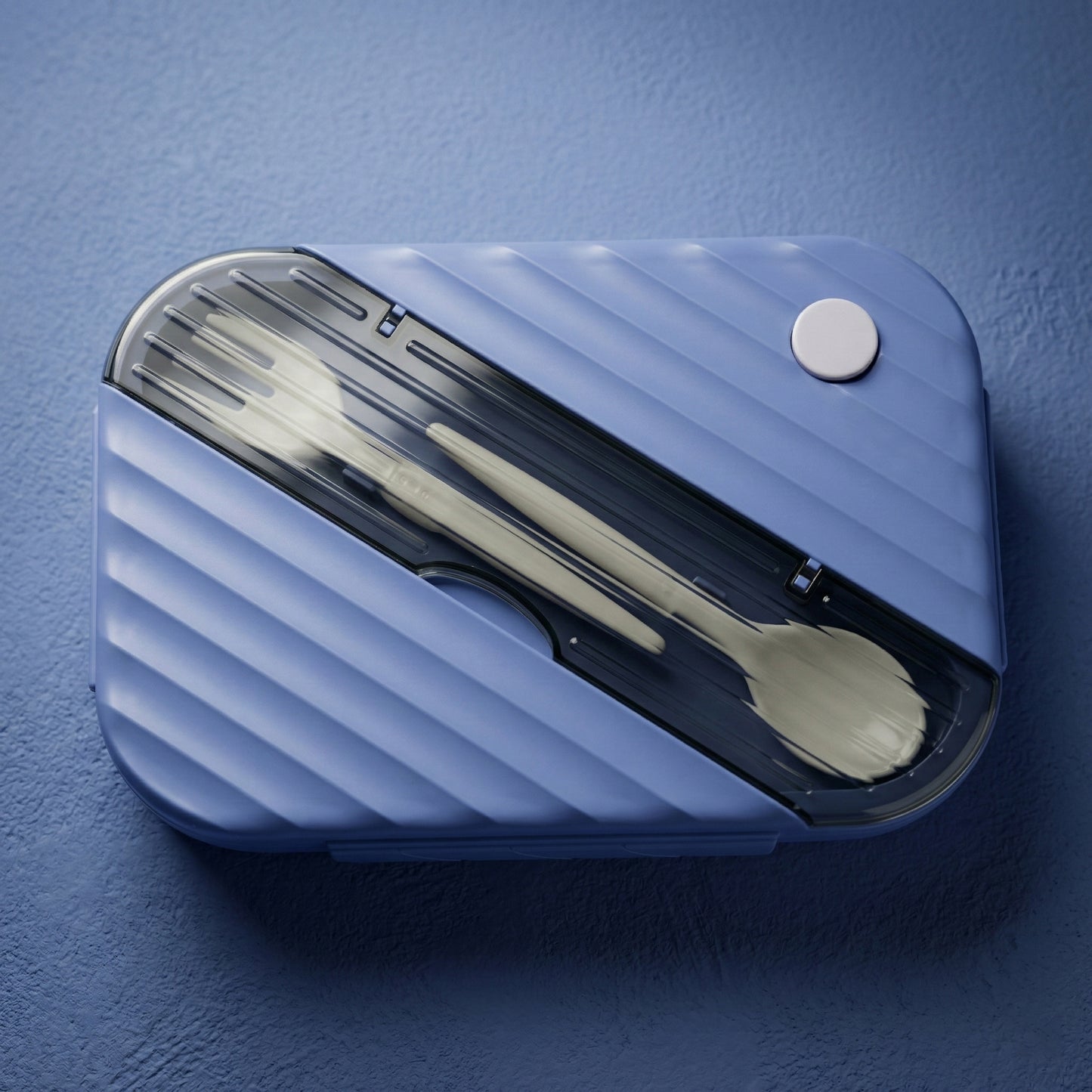 Diagonal Spoon Compartment Lunch Box