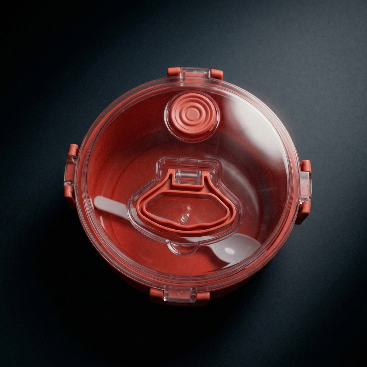Round lunch box