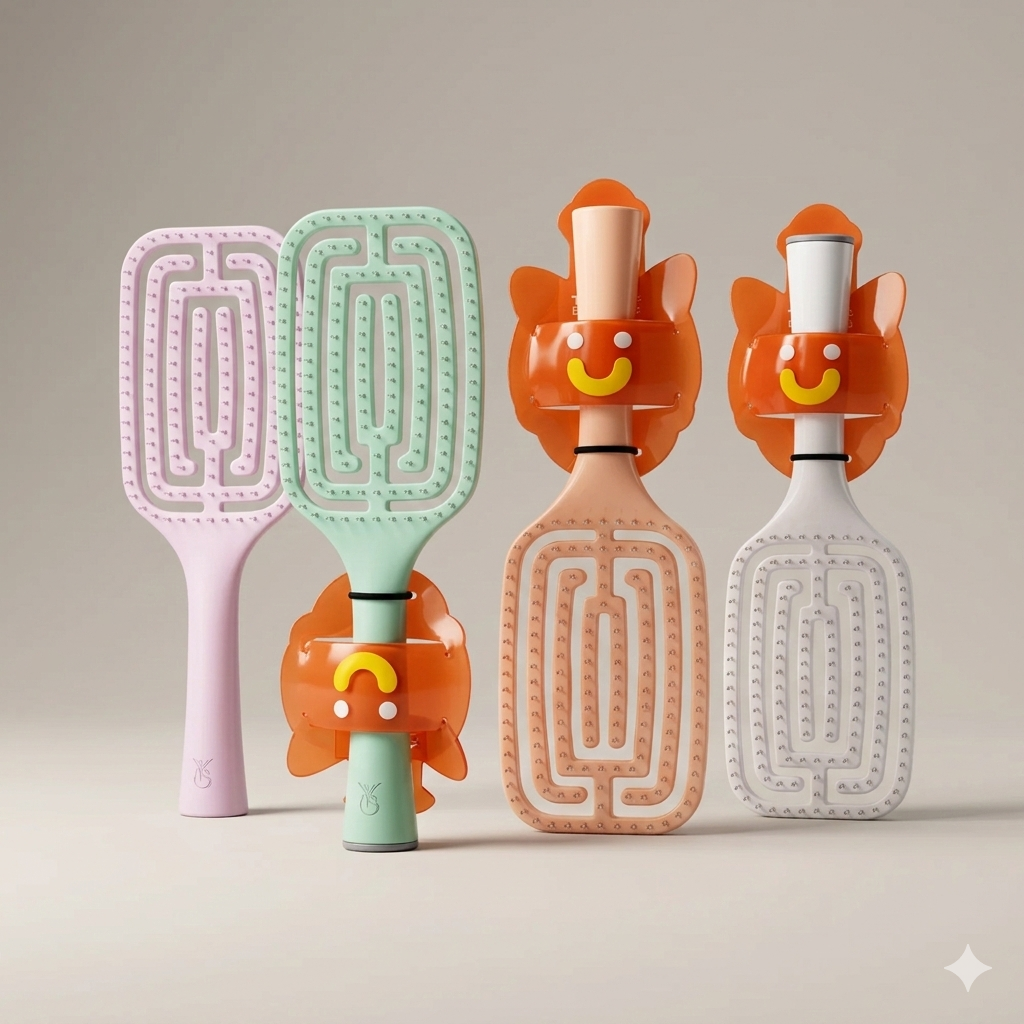 Fashion Light Weight Aesthetic Square Combs