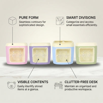 multi-compartment desktop organizer