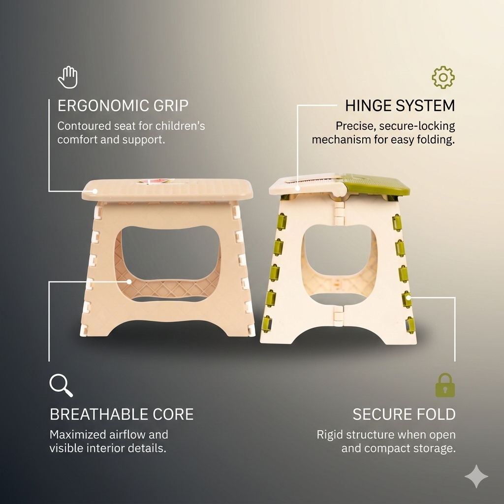 Foldable step stool