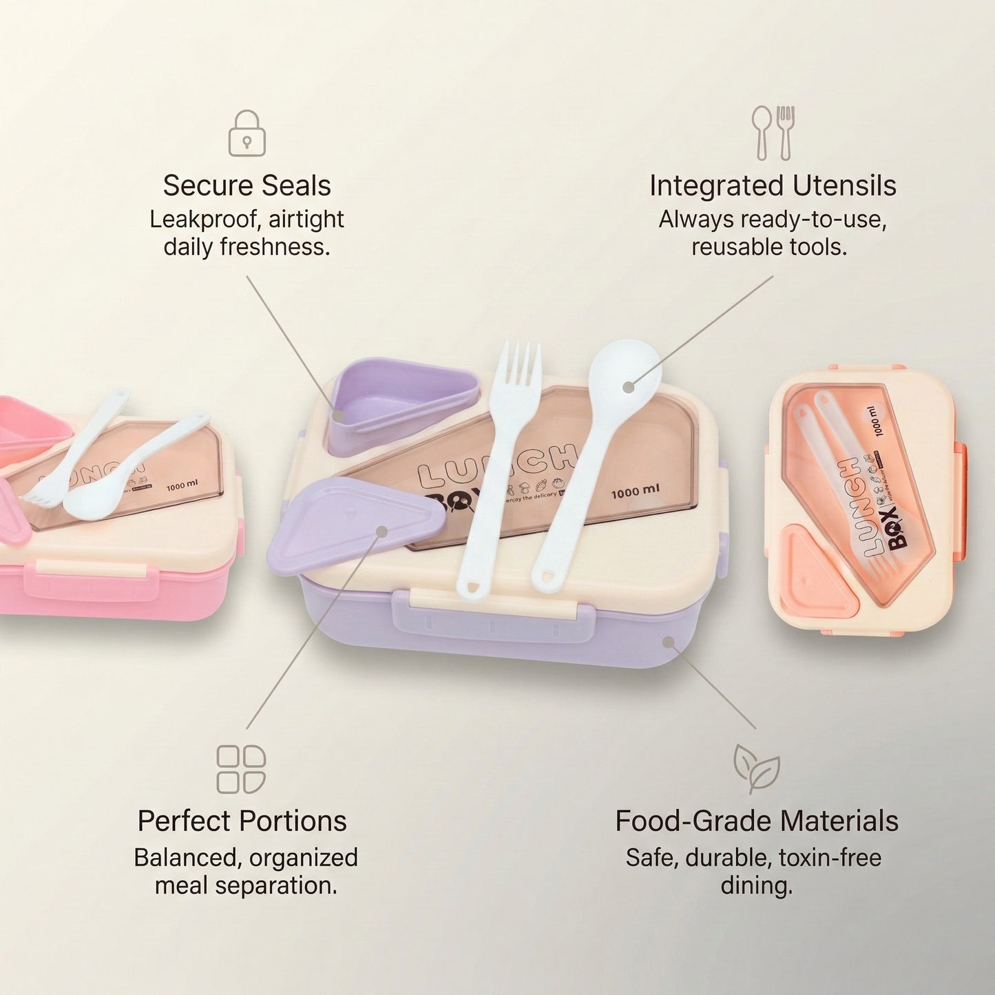 Modern Design Lunch Box For School & College