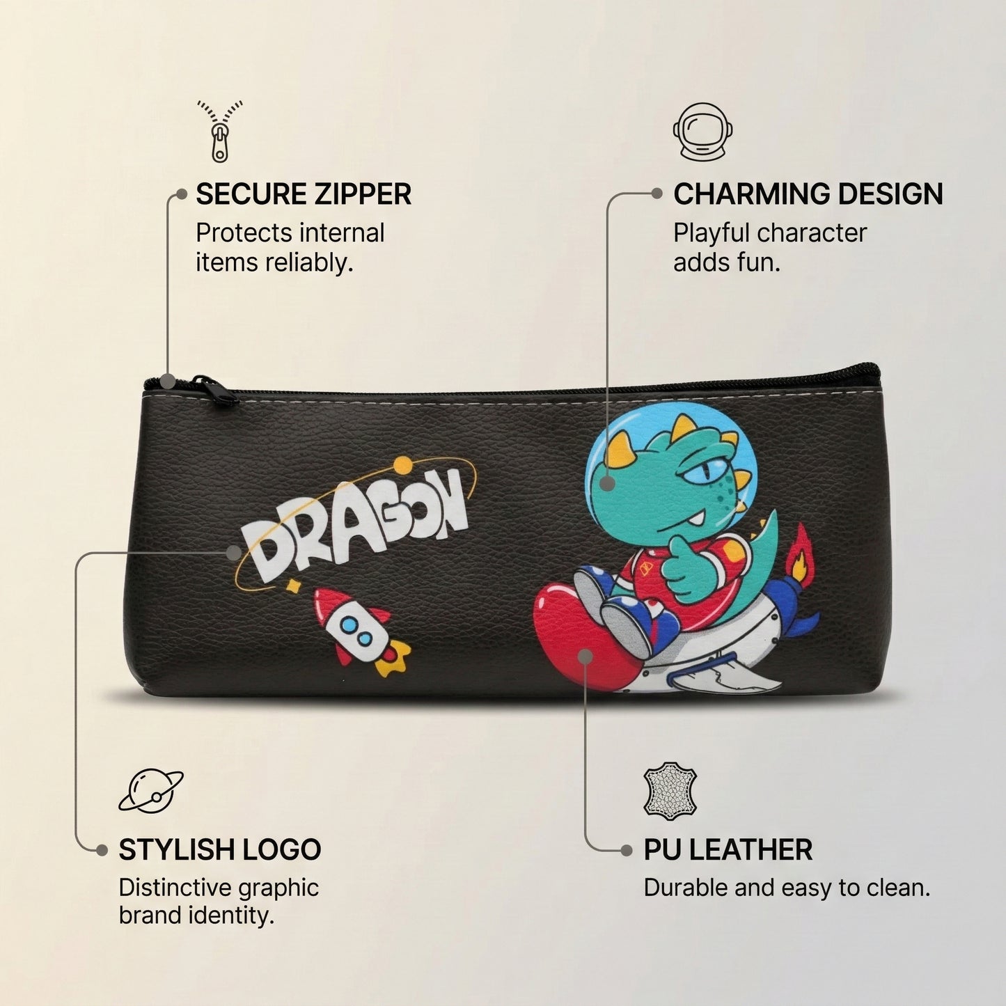 School Pencil Box for Kids