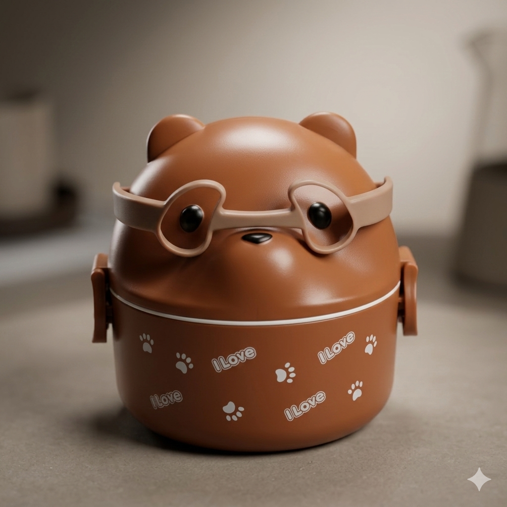 Cute Baby Shaped Lunch Box For Kids