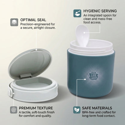 Air tight container with heat preservation insulated food jar