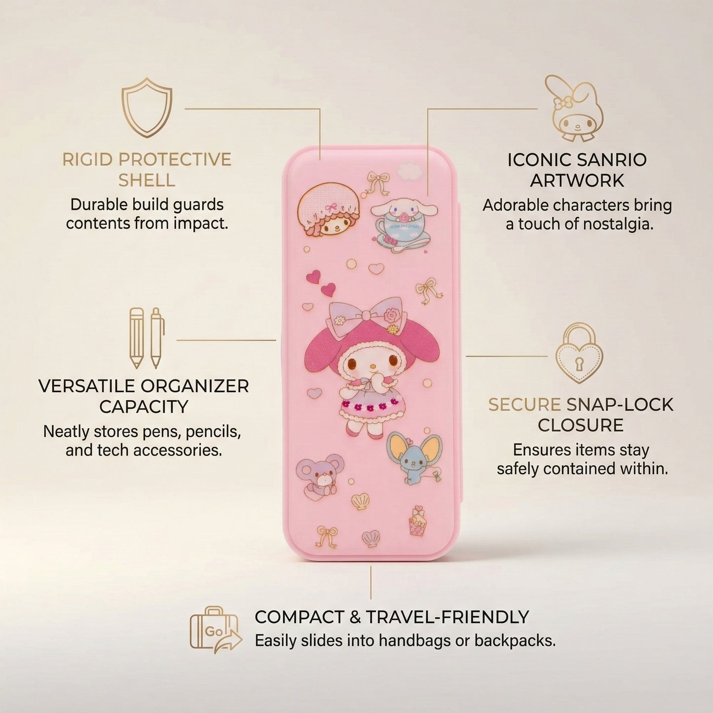 School Pencil Box for Kids