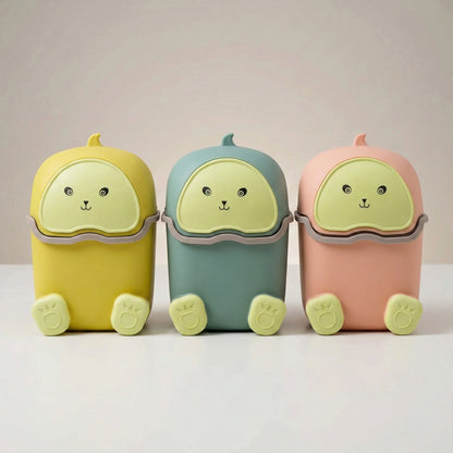 mini cartoon desktop trash can