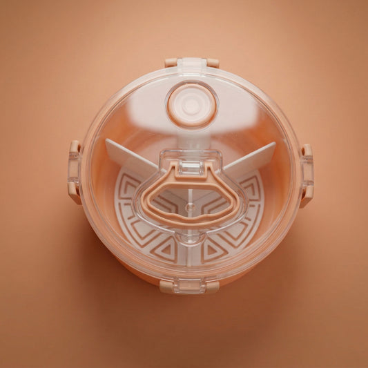 Round lunch box