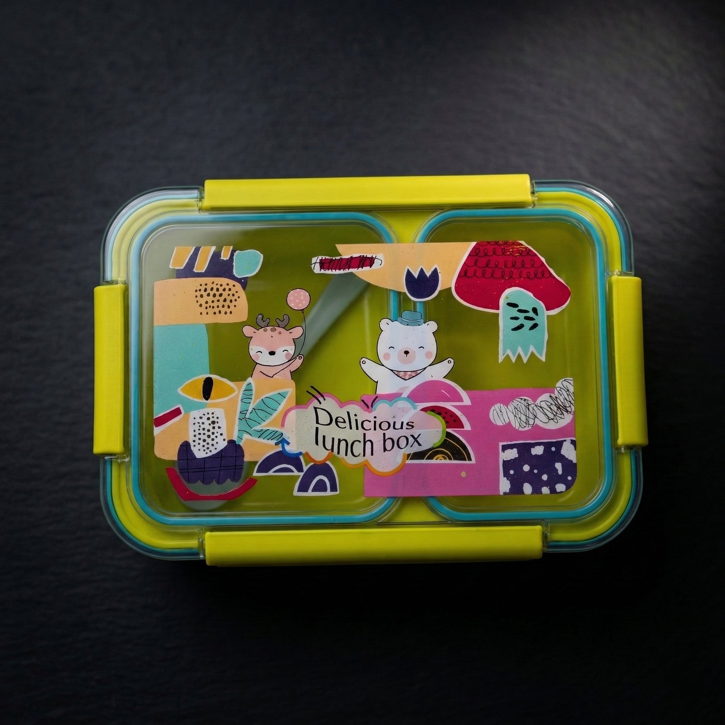 Lunch Box or School Kids in Double Section