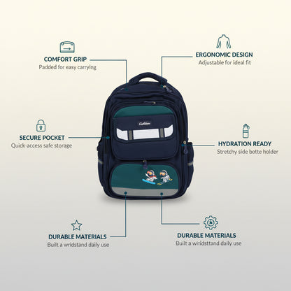 Cathleen Blue Bag Pack School Bag for Kids