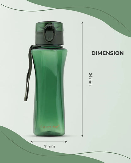 Leak-Proof Tritan Sports Bottle Green – 550ml – TUFULA