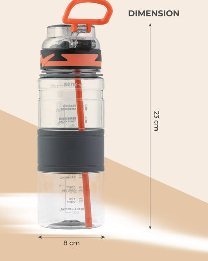 Hello Sport Bottle Black – 700ml – TUFULA