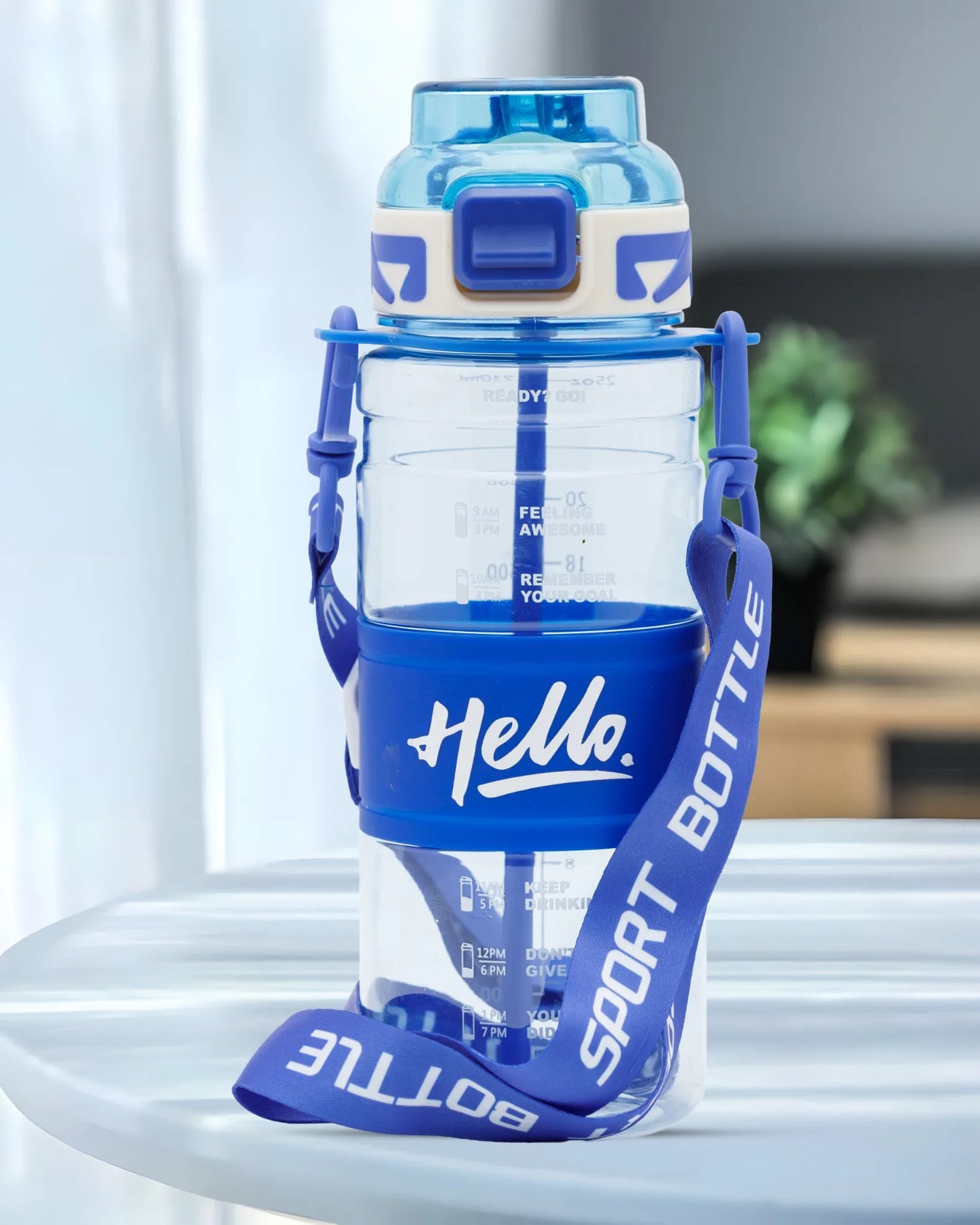 Hello Sport Bottle Blue – 700ml – TUFULA