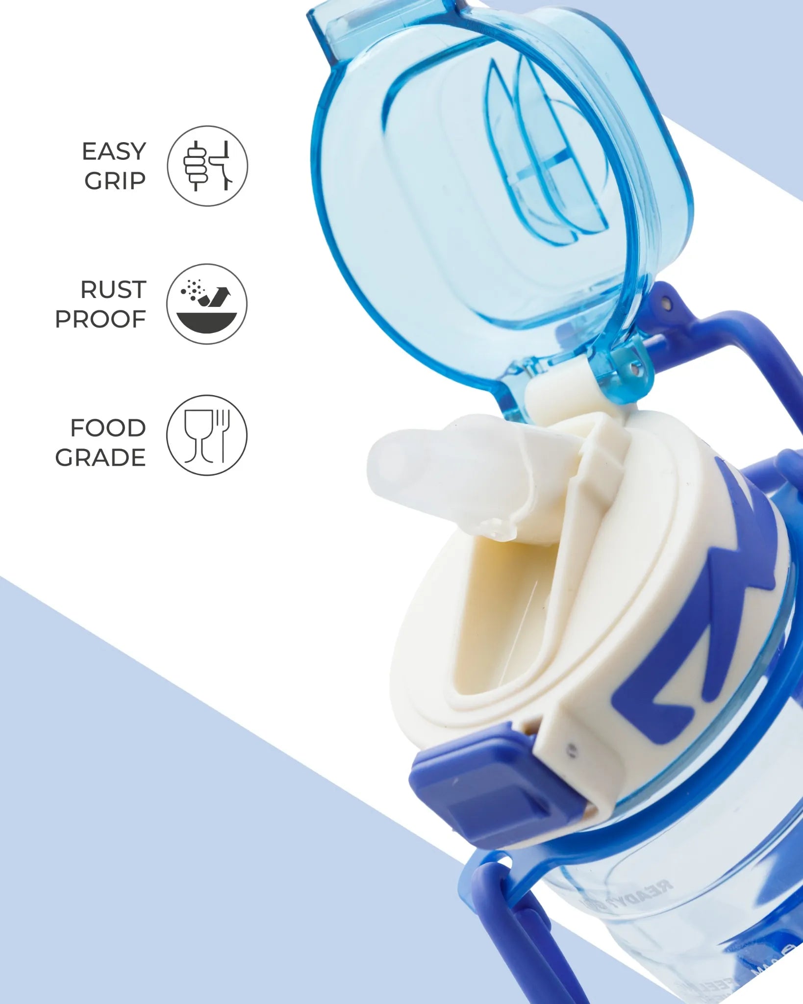 Hello Sport Bottle Blue – 700ml – TUFULA