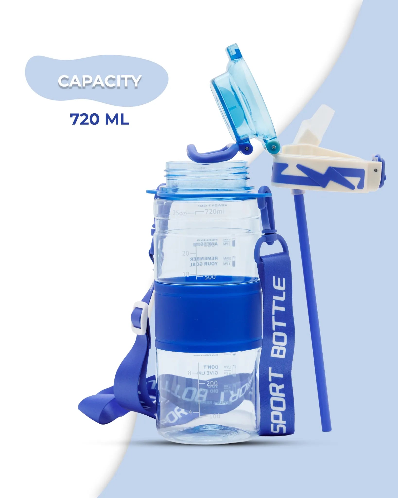 Hello Sport Bottle Blue – 700ml – TUFULA