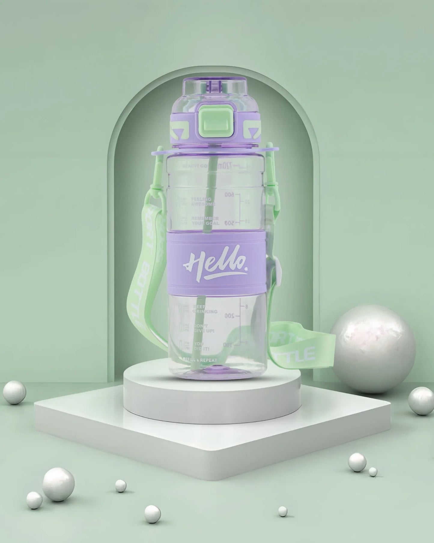 Hello Sport Bottle Purple – 700ml – TUFULA