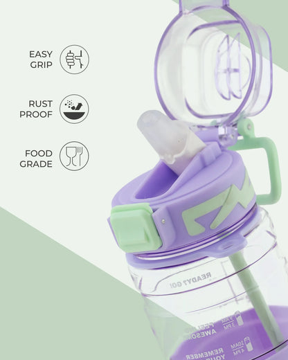 Hello Sport Bottle Purple – 700ml – TUFULA