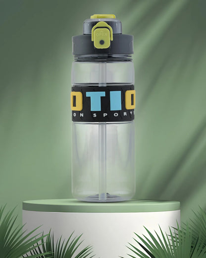 Stylish Straw Sipper Bottle Green – 1000ml – TUFULA