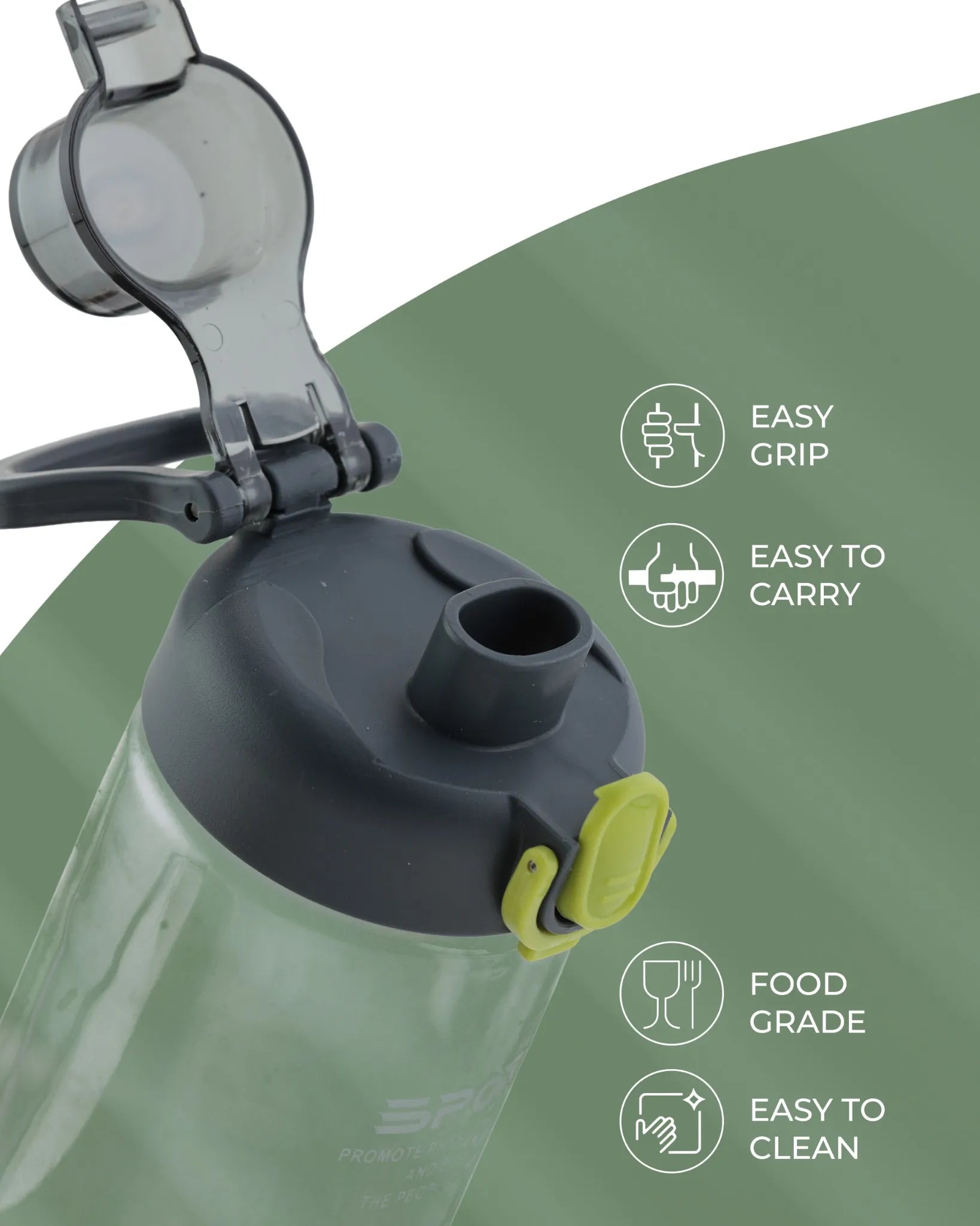 Sport Hydration Bottle Black – 500ml – TUFULA