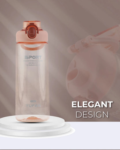 Sport Hydration Bottle Peach – 500ml – TUFULA