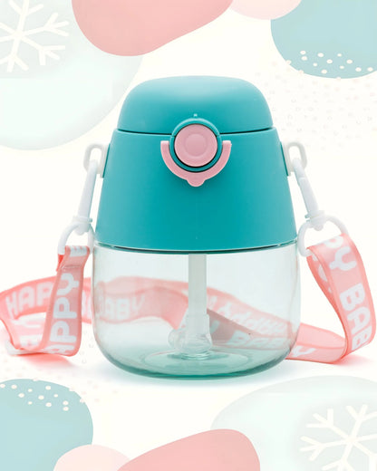 Happy Baby Sipper Bottle Teal – 700ml – Straw and Strap – TUFULA

