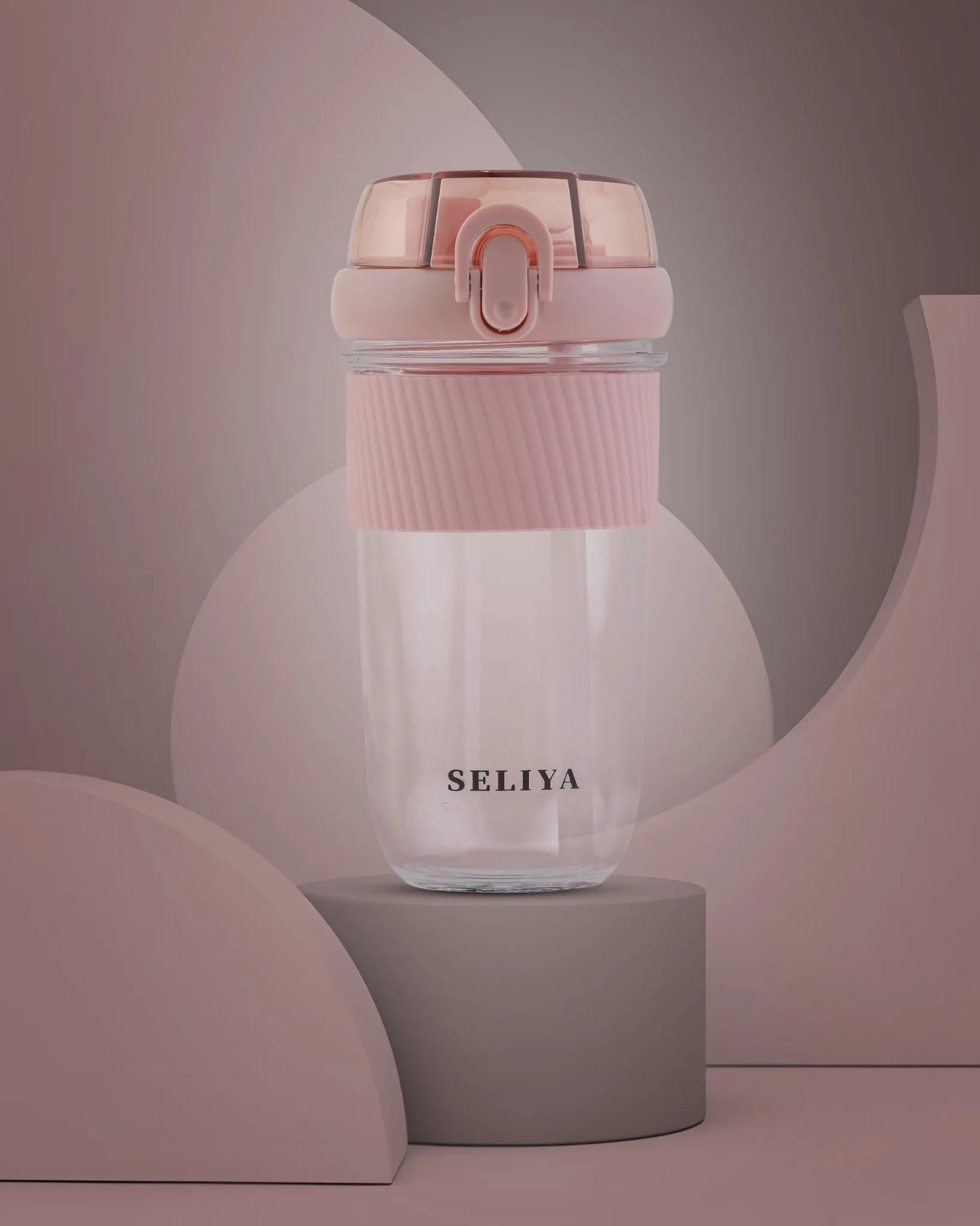 Seliya Travel Bottle Pink – 450ml – BPA-Free – TUFULA
