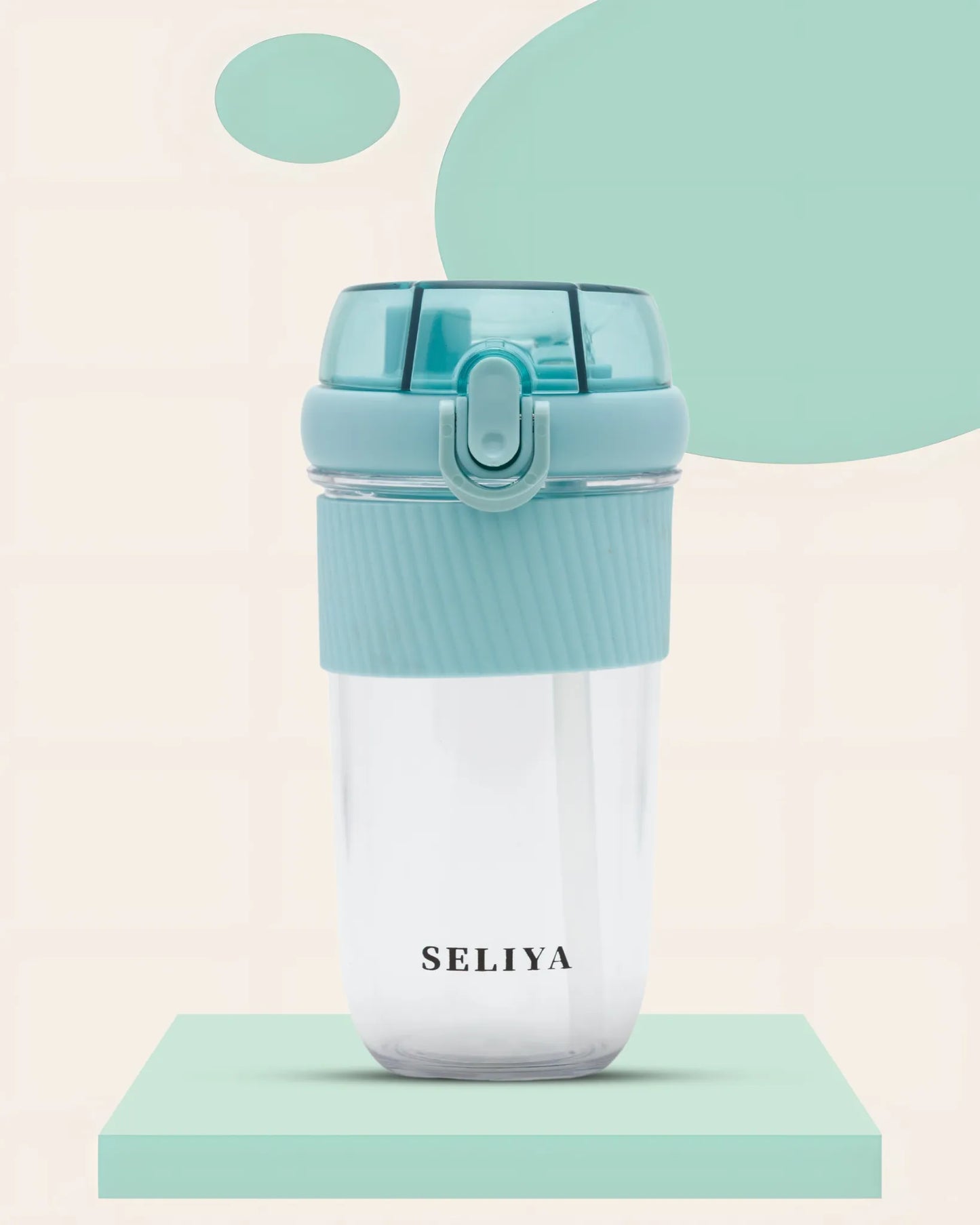 Seliya Travel Bottle Turquoise – 450ml – Compact and Stylish – TUFULA