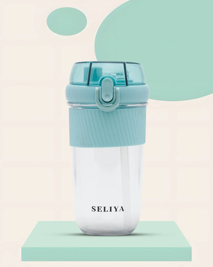 Seliya Travel Bottle Turquoise – 450ml – Compact and Stylish – TUFULA