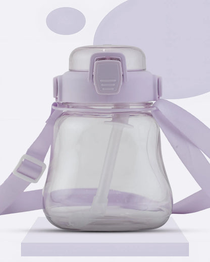 Sticker Water Bottle Purple – 500ml – Creative Bottle with Stickers – TUFULA