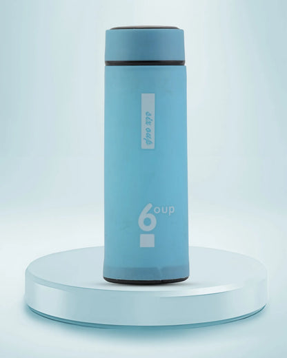 Insulated Thermo Bottle Skyblue – 500ml Elegant Glass Thermo Bottle