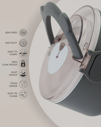 White Everyday Round Lunch Box 260g – TUFULA