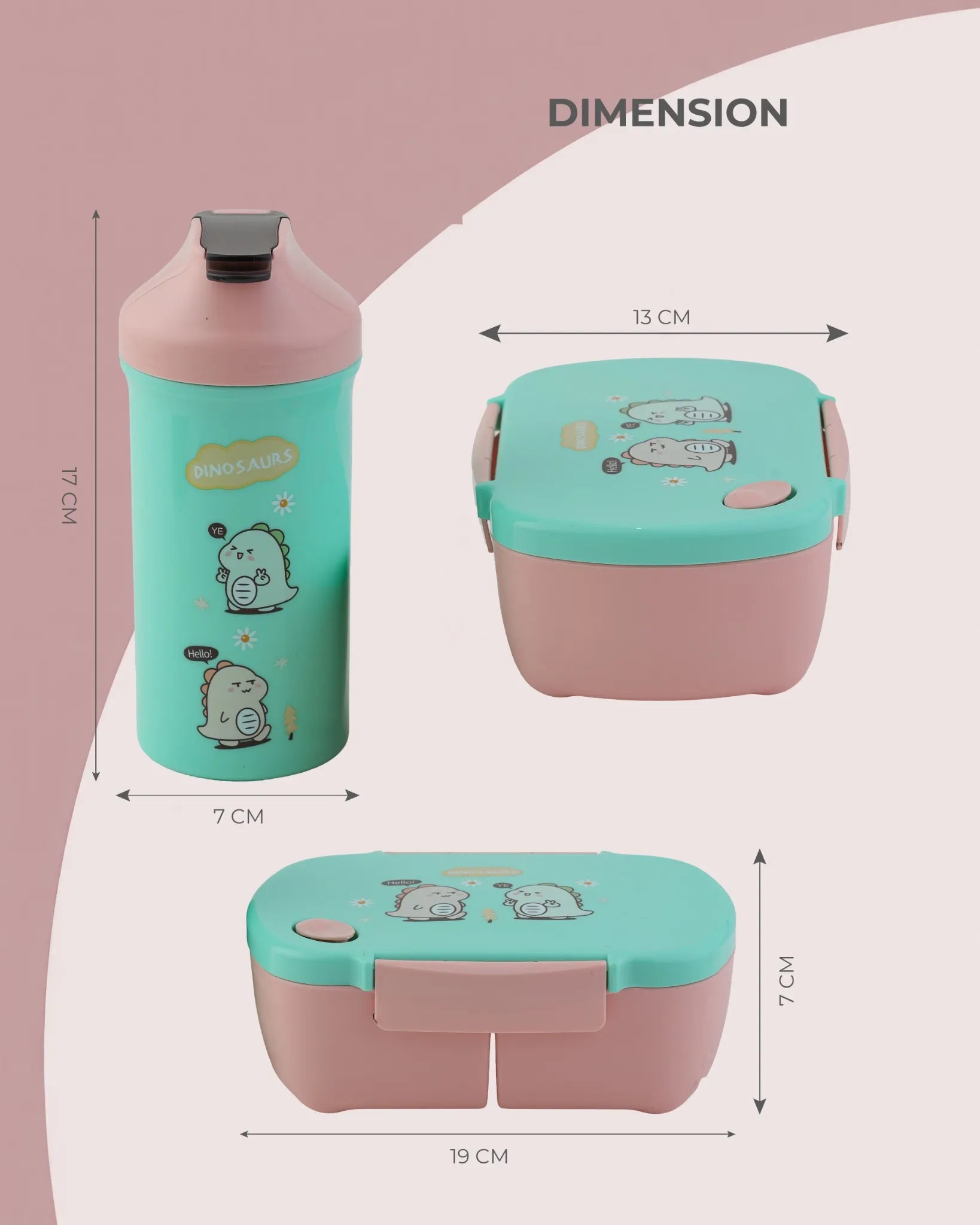 Green Bell Dyno Lunch Box with Bottle Set – TUFULA