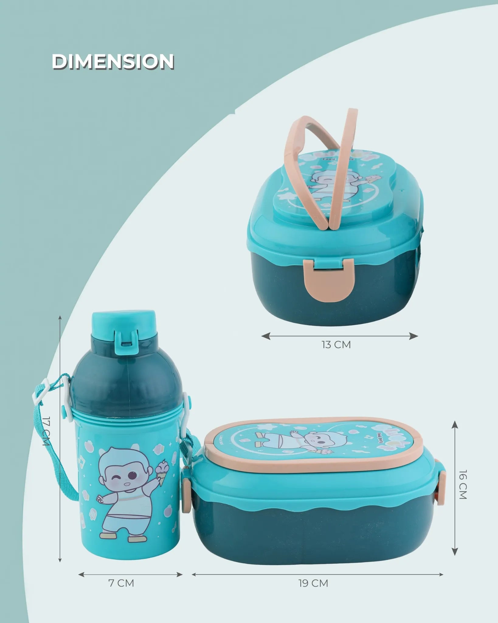 Blue Bell Dyno Lunch Box with Spoon & Bottle – TUFULA
