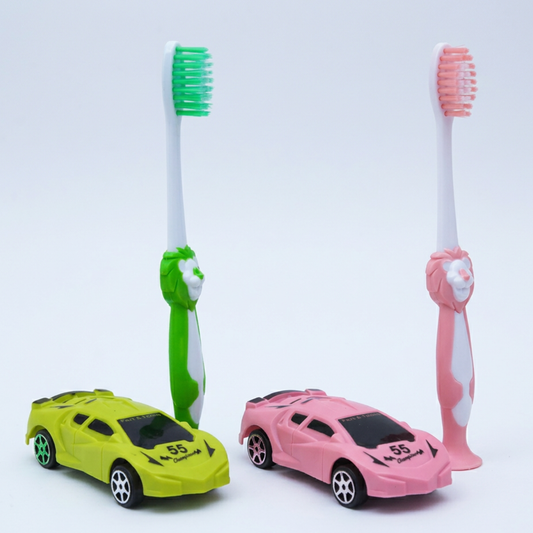 Toothbrush with toy (pack of 2)