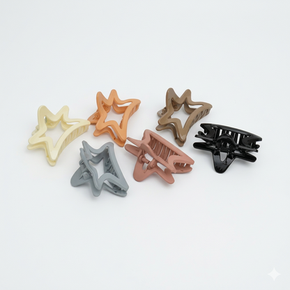 Fashionable Daily Use clutcher & Clips For Girls ( set of 6 )